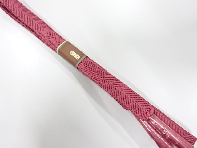 未使用品　正絹　手組帯締め